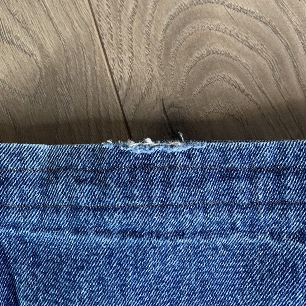 Lawman Western Womens Denim Jeans With Studded Back Pockets Blue Size 15 Classic - Picture 3 of 9